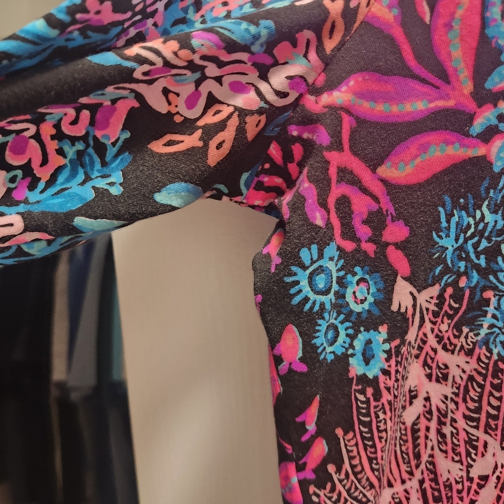 Lilly Pulitzer Etta V-Neck Dress Long Sleeves! - Picture 3 of 3